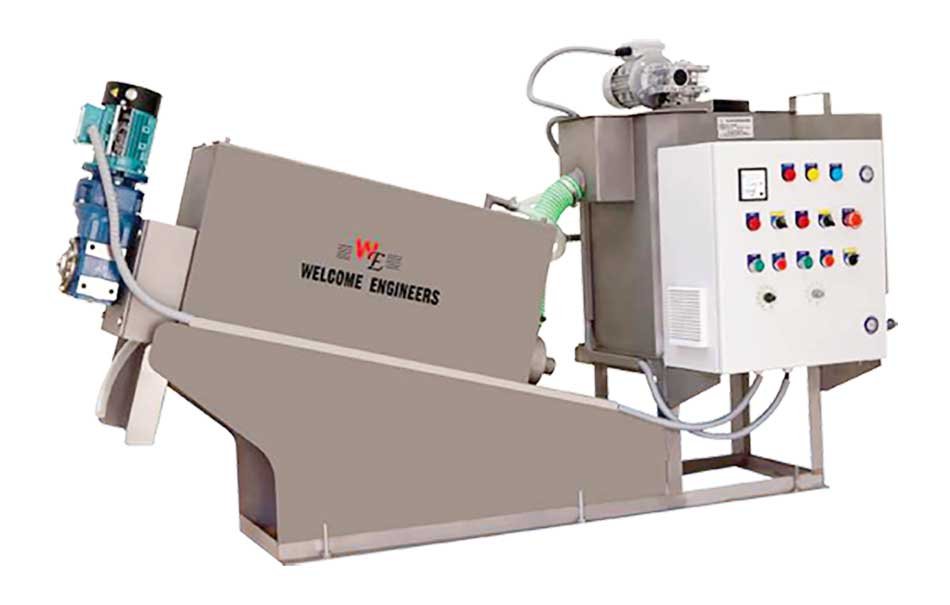  Sludge Dewatering Screw Press